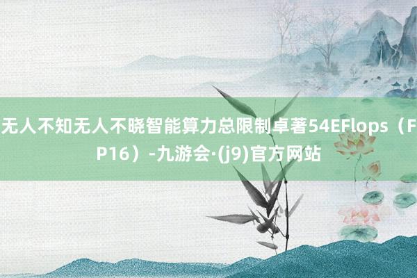 无人不知无人不晓智能算力总限制卓著54EFlops（FP16）-九游会·(j9)官方网站